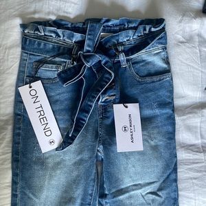 Size 3 blue washed skinny jeans brand new with tags
